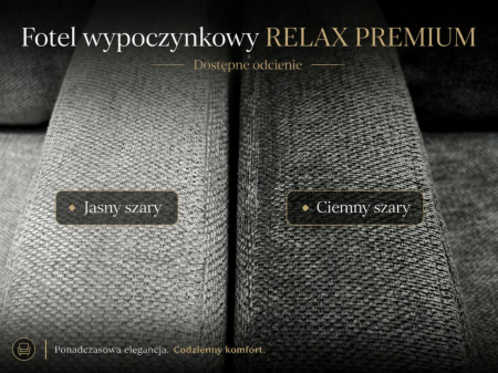Fotoliu Relax Premium 67x80x100 cm, Gri Închis - King Home [12]