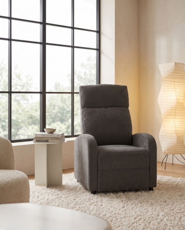 Fotoliu Relax Premium 67x80x100 cm, Gri Închis - King Home [10]