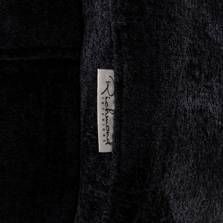 Fotoliu rotativ Turner chenille negru (Bergen 809 chenille negru), S4576 BLACK CHENILLE - Richmond Interiors [6]