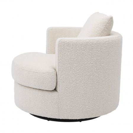   Scaun rotativ Felix bouclé crem 113960 EICHHOLTZ [3]