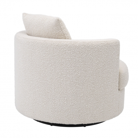   Scaun rotativ Felix bouclé crem 113960 EICHHOLTZ [2]