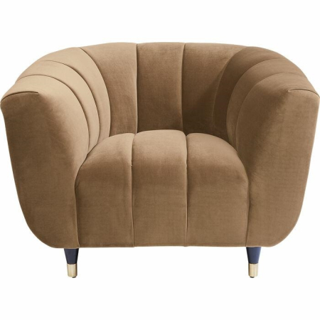 Produse - Fotoliu Spectra 108x95x74 cm, Țesătură Velur Maro - Kare Design