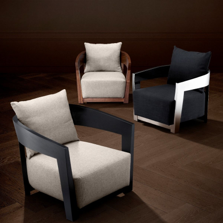   Scaun Rubautelli finisaj negru loki natural 109584 EICHHOLTZ [6]