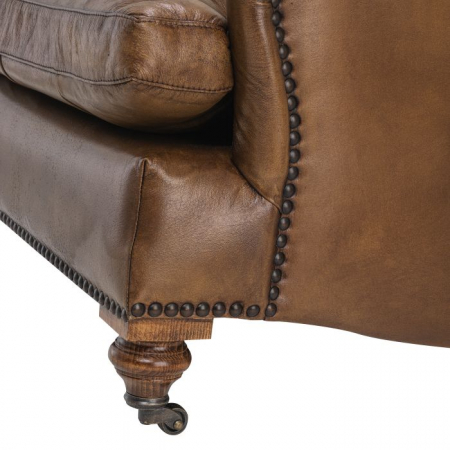   Scaun de club Caledonian din piele de tutun 107011 EICHHOLTZ [5]