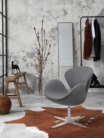 Fotoliu Swan Wool Premium 72x68x76 cm, Oțel Gri - King Home [7]