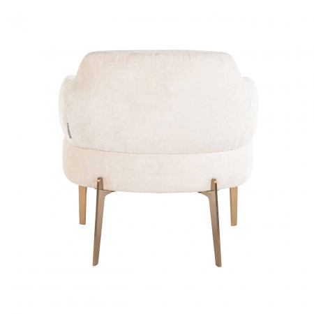 Fotoliu Venus chenille alb (Bergen 900 chenille alb), S4558 WHITE CHENILLE - Richmond Interiors [2]