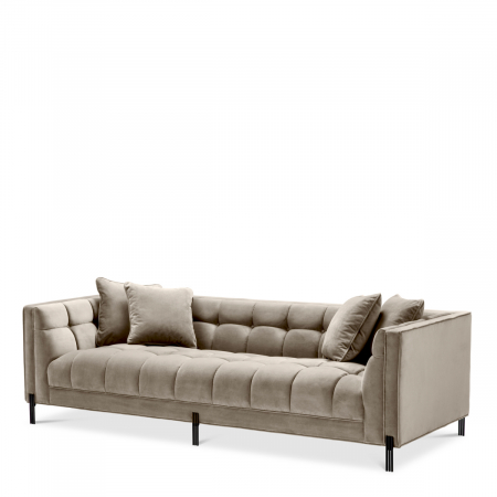 Produse -   Canapea Sienna savona greige catifea 113384 EICHHOLTZ