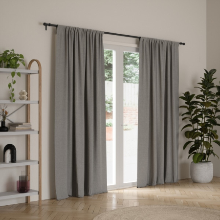 Galerie pentru Perdele Cleo, Oțel Negru Ecologic - Umbra [3]