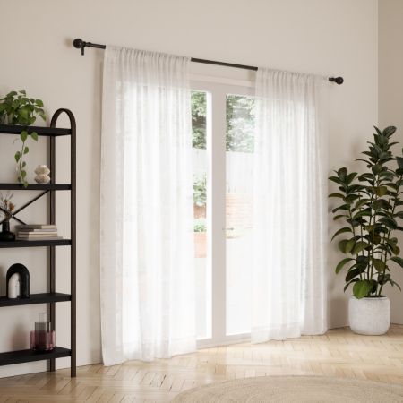 Galerie pentru Perdele Extensibilă Bolas 383x11x10 cm, Oțel Negru Mat - Umbra [4]