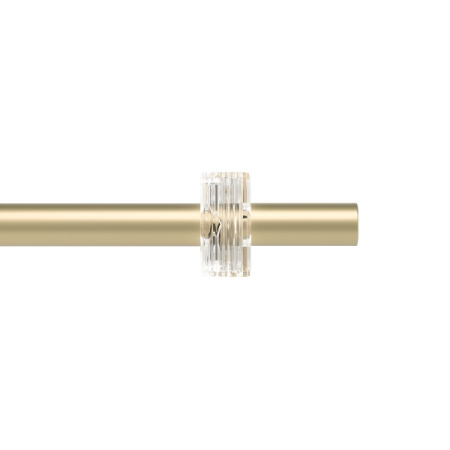 Galerie pentru Perdele Flute 11x6x107 cm, Metal Auriu - Umbra [4]