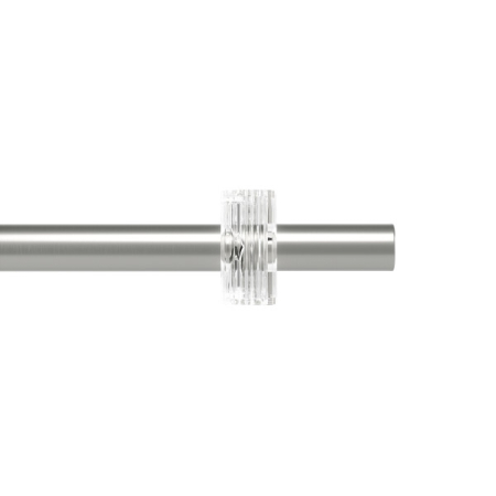 Galerie pentru Perdele Flute 11x6x107 cm, Metal Nichel - Umbra [8]