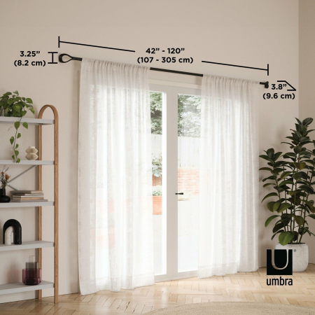 Galerie pentru Perdele Loop 1, Negru Mat - Umbra [9]