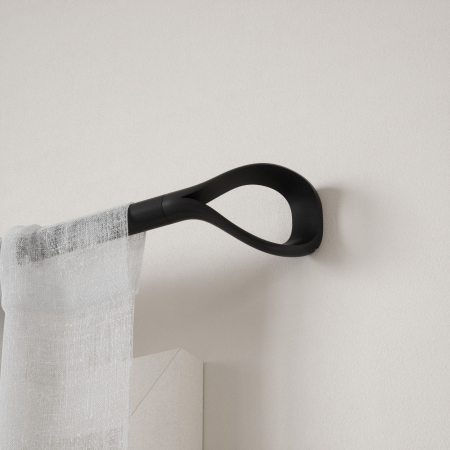 Galerie pentru Perdele Loop 1, Negru Mat - Umbra [2]