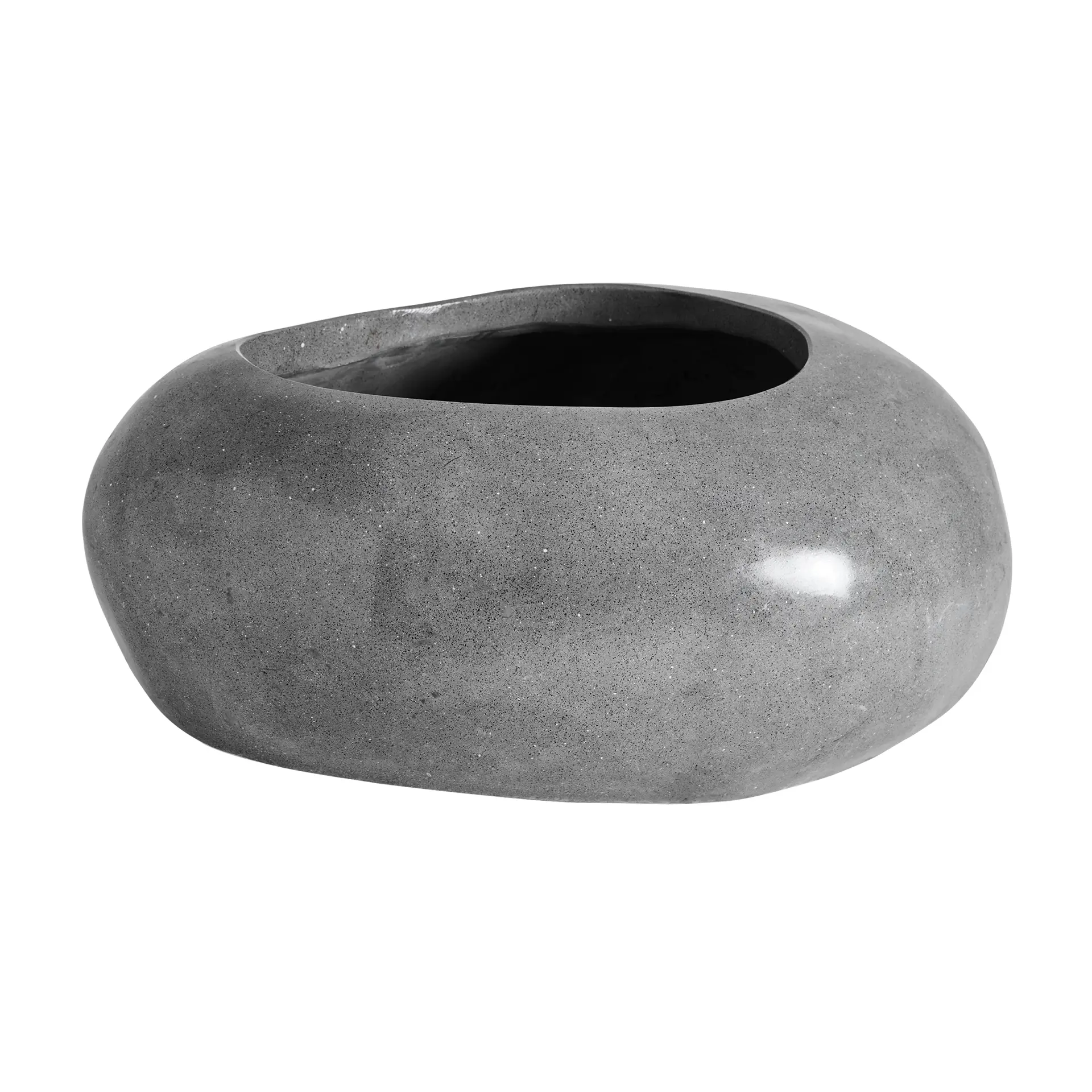 Ghiveci Biron pentru Plante din Terrazzo Gri, 108x78x52cm, VicalHome 38692 VicalHome 38692 [1]