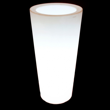 Ghiveci decorativ conic inalt High Cone Ø14x28 cm cu iluminare LED, culoare personalizabila, 40514A - Vondom [2]
