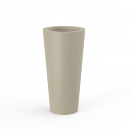 Produse - Ghiveci decorativ conic inalt High Cone Ø18x36 cm cu iluminare LED, culoare personalizabila, 40518A - Vondom