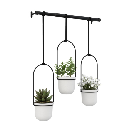 Produse - Ghiveci Decorativ Triflora, Melamină și Oțel - Umbra