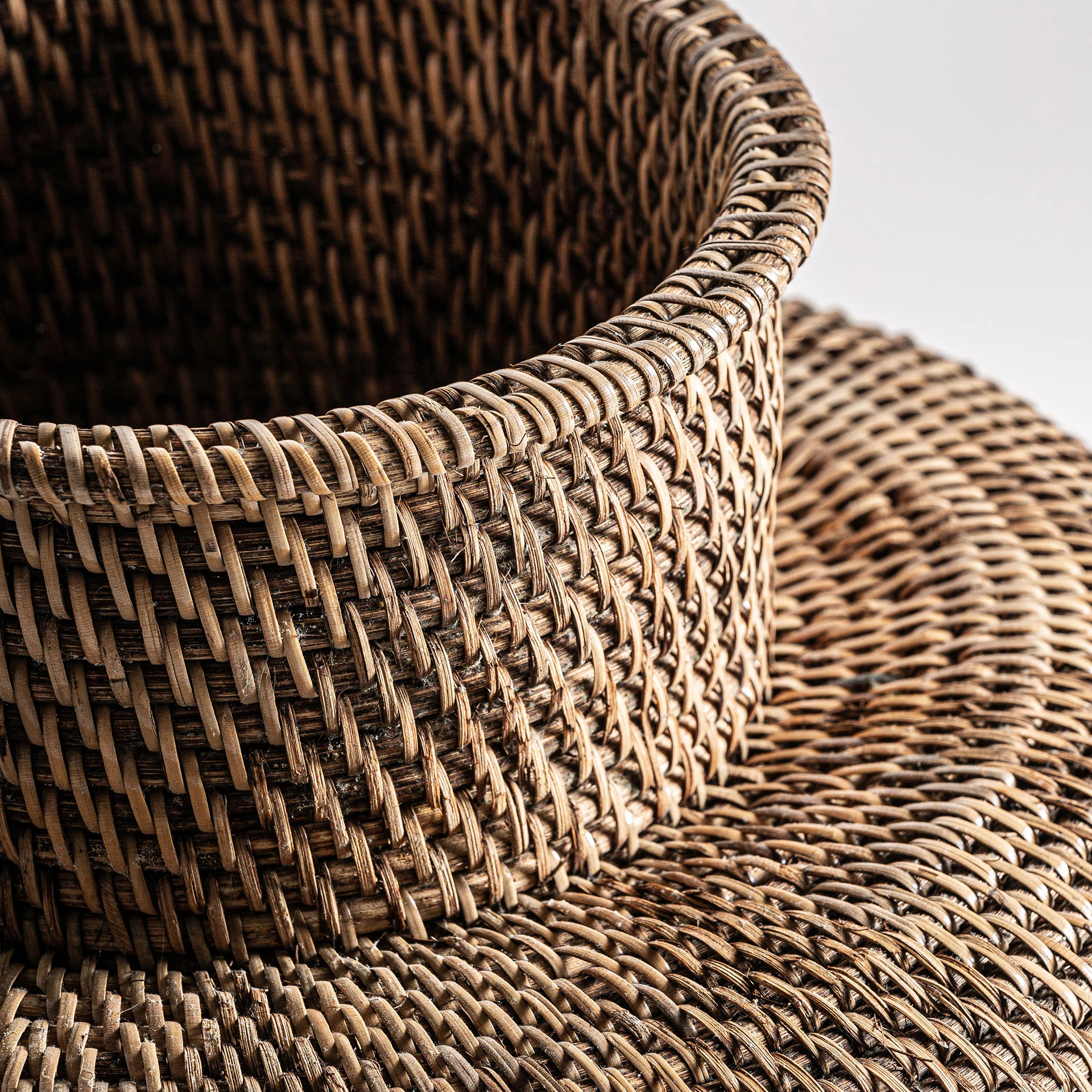 Ghiveci Decorativ din Ratan, Maro, 40x40x79 cm, Stil Boho - VicalHome 34233 [7]