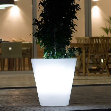 Ghiveci decorativ gradina conic Cone Ø60x60 cm cu iluminare LED, culoare personalizabila, 40660A - Vondom [2]