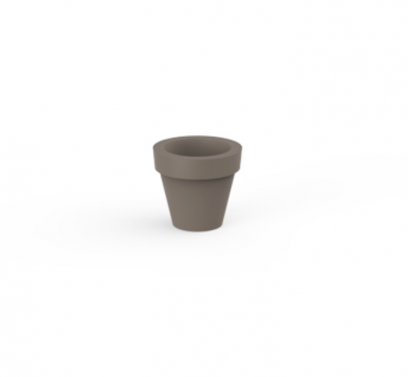Produse - Ghiveci decorativ masa LED Planter Ø14x12 cm, culoare personalizabila, 40114A - Vondom