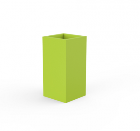 Produse - Ghiveci flori de masa forma cub LED Cubo Nano 18x18x36 cm, 41418A - Vondom