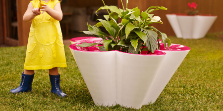 Ghiveci flori design decorativ Agatha 100x95x45 cm forma floare, 52003A - Vondom [4]