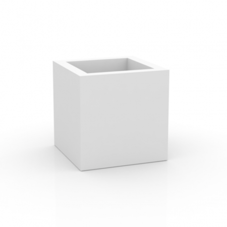Ghivece/jardiniere gradina simple & cu iluminare LED - Ghiveci flori gradina forma cub LED Cube 60x60x60 cm, 41360A - Vondom