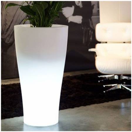 Ghiveci flori inalt LED Curved Ø45x68 cm design modern, control smart optional, 42145A - Vondom [4]