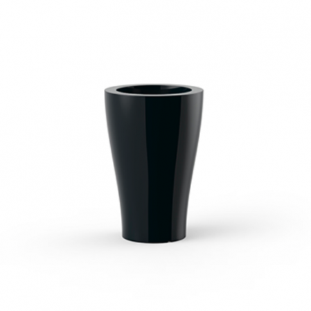 Produse - Ghiveci flori inalt LED Curved Ø45x68 cm design modern, control smart optional, 42145A - Vondom