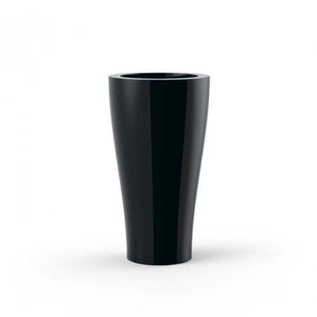 Produse - Ghiveci flori inalt LED Curved Ø55x100 cm design modern, control smart optional, 42155A - Vondom