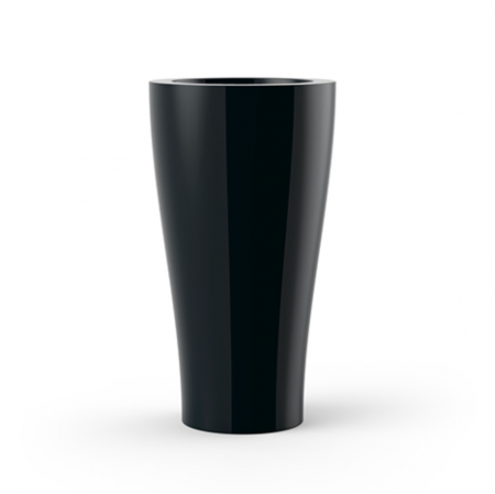 Produse - Ghiveci flori inalt LED Curved Ø65x120 cm design modern, control smart optional, 42165A - Vondom
