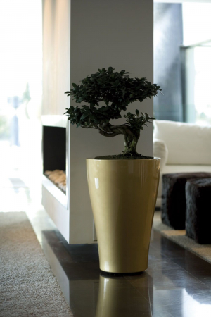 Ghiveci flori inalt LED Curved Ø65x120 cm design modern, control smart optional, 42165A - Vondom [2]