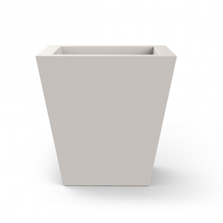 Ghivece/jardiniere gradina simple & cu iluminare LED - Ghiveci flori patrat LED Cone 80x80x80 cm, design minimalist, 41180A - Vondom