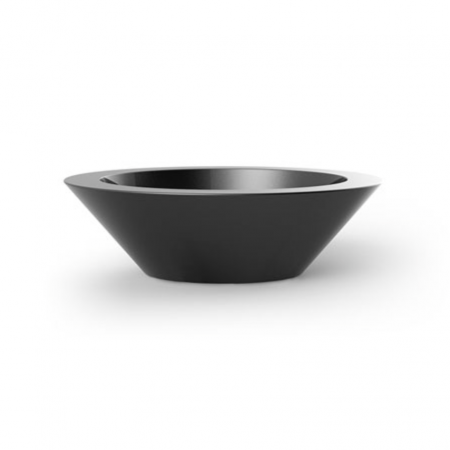 Produse - Ghiveci flori rotund plat Centro Ø60x18 cm design modern decorativ, culoare personalizabila, 40860 - Vondom