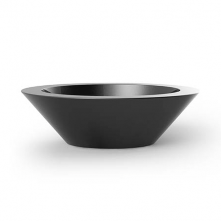Produse - Ghiveci flori rotund plat Centro Ø80x24 cm design modern decorativ, culoare personalizabila, 40880 - Vondom