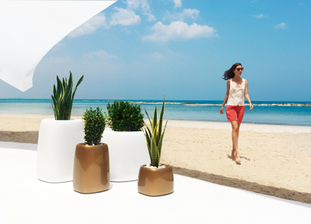 Ghiveci gradina decorativ LED Organic Round Ø34x27 cm, design modern, 42309A - Vondom [5]