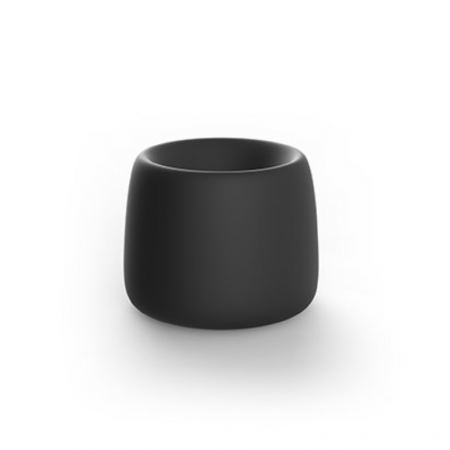 Produse - Ghiveci gradina decorativ LED Organic Round Ø42x33 cm, design modern, 42310A - Vondom