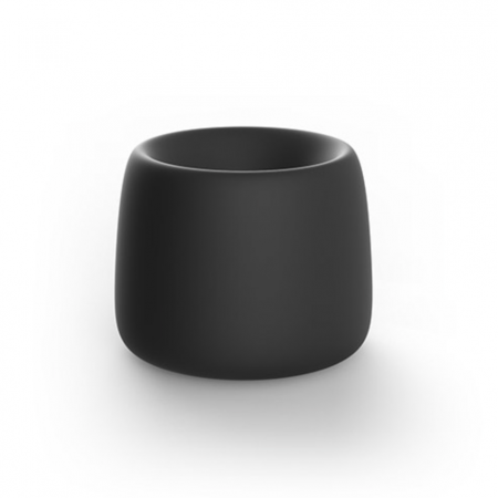 Produse - Ghiveci gradina decorativ LED Organic Round Ø61x48 cm, design modern, 42312A - Vondom