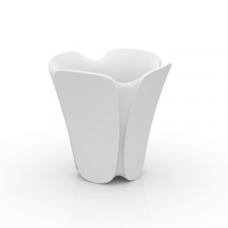 Ghivece/jardiniere gradina simple & cu iluminare LED - Ghiveci gradina LED Pezzettina 50x50x50 cm, design modern, 56006A - Vondom