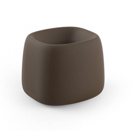 Produse - Ghiveci gradina patrat decorativ LED Organic Square 38x42x33 cm, design modern, 42302A - Vondom