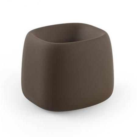 Produse - Ghiveci gradina patrat decorativ LED Organic Square 55x61x48 cm, design modern, 42304A - Vondom