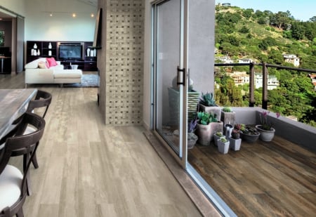 Gresie portelanata - Gresie imitatie lemn Tudor Beige, 15×90 cm - aspect vintage.