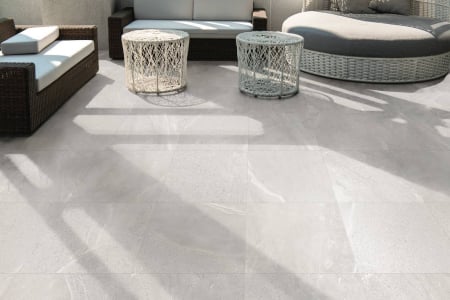 Gresie portelanata - Gresie imitatie piatra 60x120 cm Greystone - culoare gri