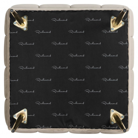 Hocker Huxley catifea kaki (Quartz Khaki 903), S5124 KHAKI VELVET - Richmond Interiors [2]