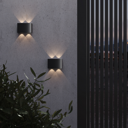 Aplica pentru exterior LED Show O433WL-L4GF3K, 4W, 200lm, lumina calda, IP54, grafit, Maytoni [1]