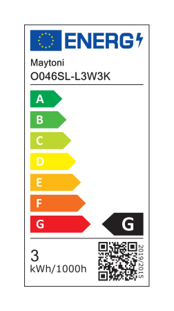Iluminat pentru scări Mane, Aluminiu și plastic Alb, 3W, MAYTONI O046SL-L3W3K [1]