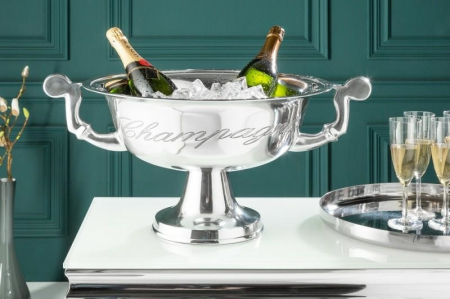 Răcitor de Șampanie Champagne 65x65x30 cm, Aluminiu Argintiu - Invicta Interior [1]