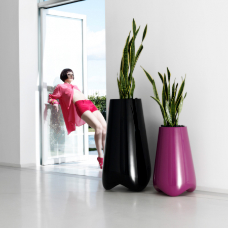 Jardiniera decorativa inalta LED Pal Ø55x100 cm pentru gradina/terasa, 51014A - Vondom [5]