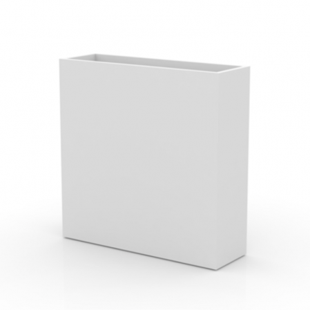 Ghivece/jardiniere gradina simple & cu iluminare LED - Jardiniera decorativa LED pentru perete Wall 80x25x80 cm design minimalist, 42425A - Vondom