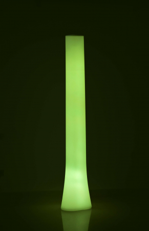 Jardiniera inalta decorativa gradina cu iluminare LED Bones 35x41x200 cm, design modern minimalist, 57001A - Vondom [3]